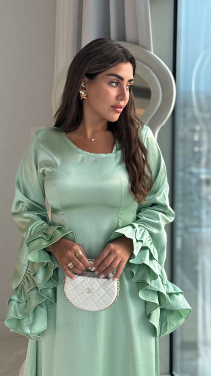 Aya Dress in Mint Green