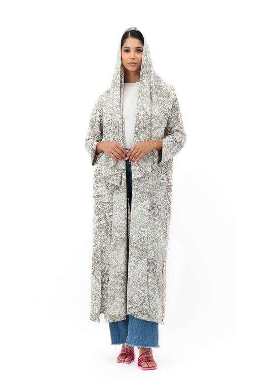 Basic Patterned Abaya